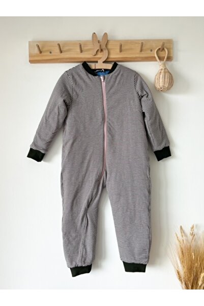 KEY KIDS Khaki Thin Striped Cotton Children's Sleeping Bag