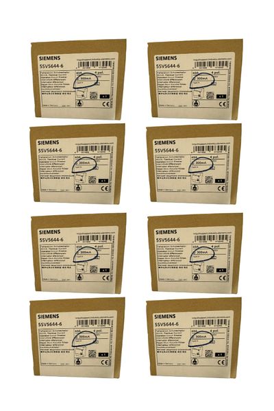 Siemens 40A 300mA 4Pol Residual Current Relay (8 Pieces)