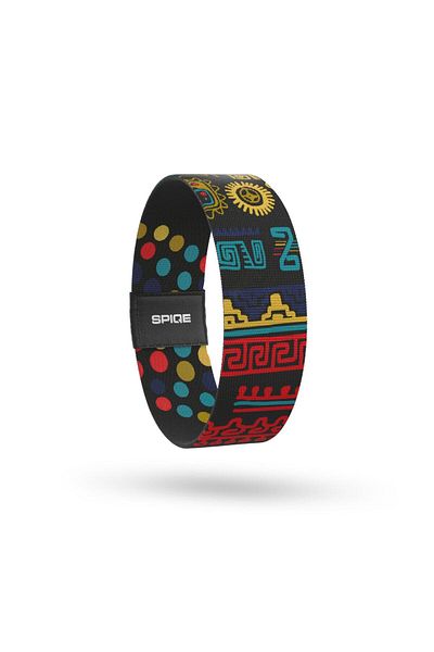 SPIQE Inner Peace - Recycled Unisex Elastic Printed Bracelet and Reminder Card