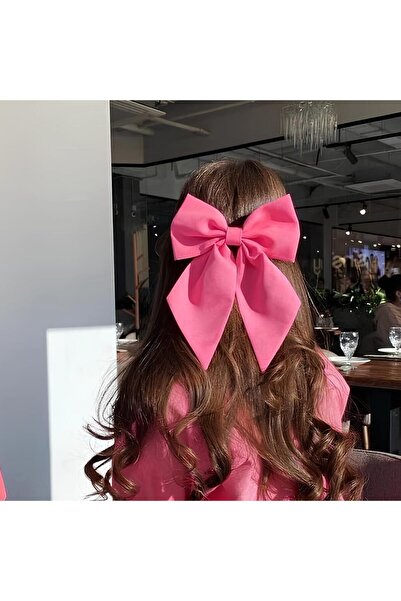 Wiolans Kız Çocuk Pembe Kurdele Aksesuar Toka
