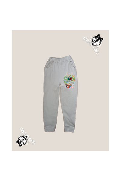 MarkaTurko TOCA LİFE WORLD εμπριμέ unisex Προσαρμοσμένο Σχέδιο Βαμβακερή γκρι παιδική φόρμα 706-51G