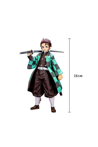Hediye Vakti Demon Slayer Tanjiro Kamado 16 Cm Figür