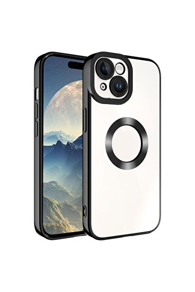 zore غطاء حماية لهاتف ابل ايفون 15 مع شعار حماية للكاميرا يظهر زور اوميجا