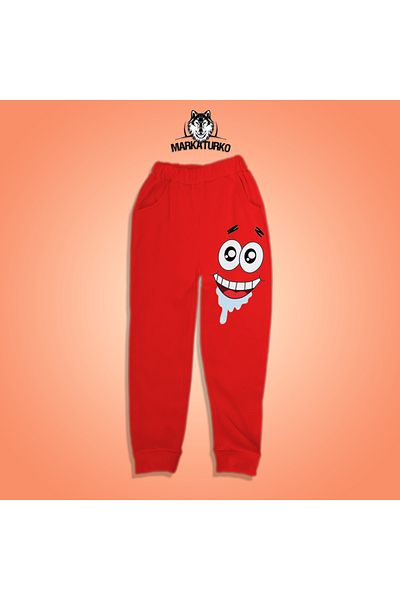 MarkaTurko Patrick printed unisex Παιδική φόρμα από βαμβακερή ειδική σχεδίαση 2705-B3