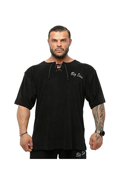 BGSM Tricou supradimensionat cu șireturi, tip prosop, BGSM 3343