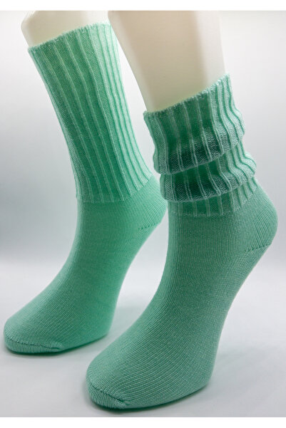 CİHO SOCKS 6 Çift Kışlık Kadın Yünlü Hafif Ve Yumuşak Uyku Çorabı Soft Touch