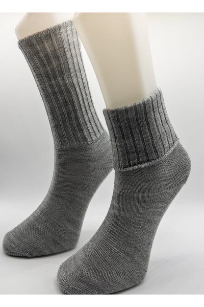 CİHO SOCKS 6 Çift Kışlık Kadın Yünlü Hafif Ve Yumuşak Uyku Çorabı Soft Touch