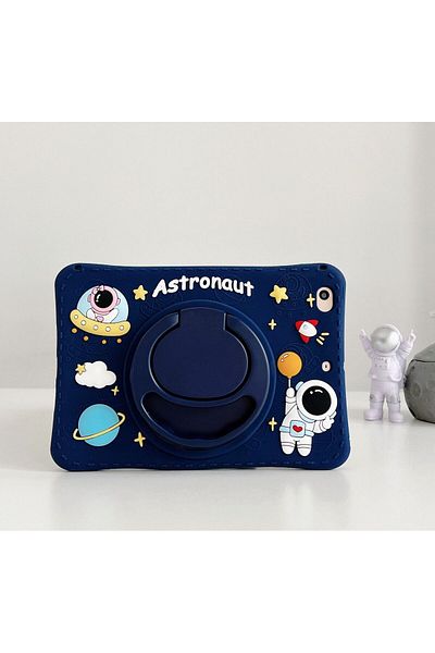 m.tk moveteck Samsung Galaxy Tab A9 8.7 Inch - Sm-X110 Astronaut with Children's Stand and Fun Character X115 (Compatible)