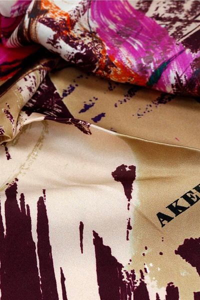Aker Μεταξωτό Φουλάρι Tivil - 7975713-992