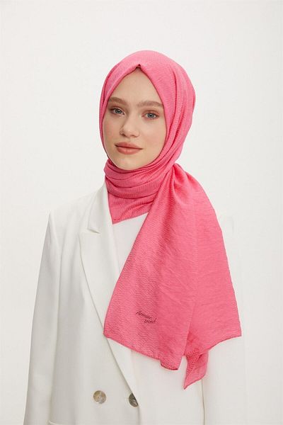Armine Trend Star Shawl 3 Textured - Ats3str-565 - Pink