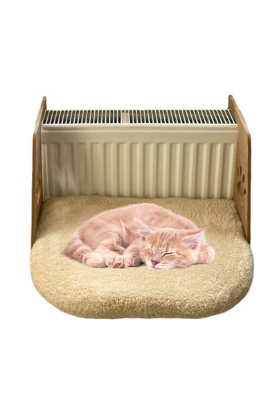 Nursoft Heating Honeycomb Easy to Hang on the Radiator Cat Bed Beige