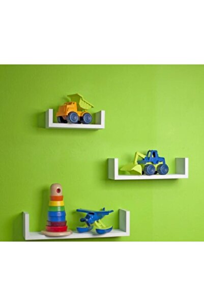 Rual Kids Bebek&Çocuk Odası Dekoratif Modern 3’lü Duvar Rafı