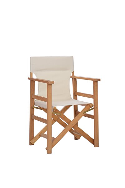 CMS SANDALYE Ahşap Kayın Masif Katlanır Atina Rejisör Sandalye Cms