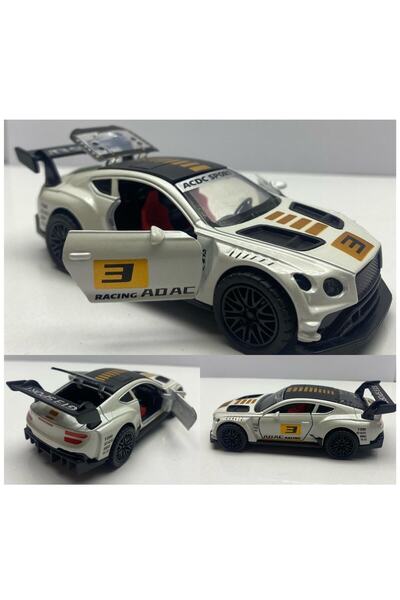 afreyz oyuncak Diecast,metal Oyuncak Araba Bentley Yarış Arabası 10 Cm Çek Bı...