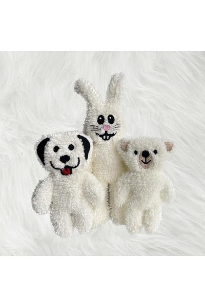 Sun Art Textile 3-Piece Plush Playmates Children, Baby Newborn Gift Animal Toy Set
