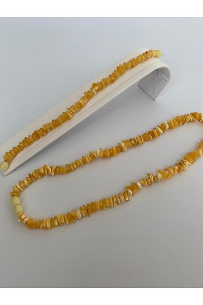 Tesbihci Efendi Damla Amber Adult Necklace-bracelet Set