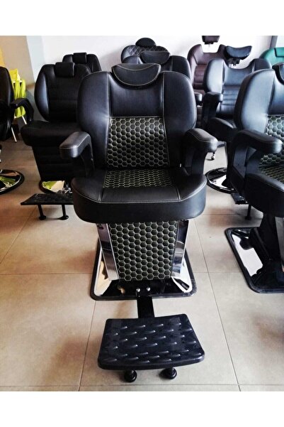 NEHİR MOBİLYA Yeni Sezon Petek Desenli Berber Koltuğu