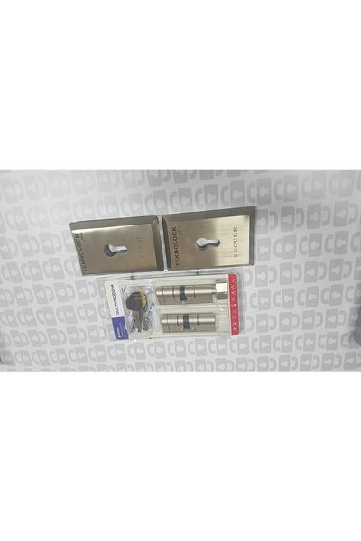dormakaba Teknoloc Plus Set of 2 Armoured Protectors and 2 Pextra 85 Mm Locks