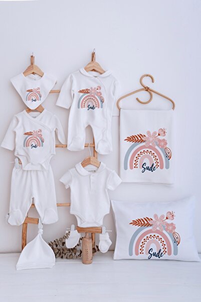 Lilabio Bebe Yaka İsme Özel Delux 12li Hastane Çıkışı