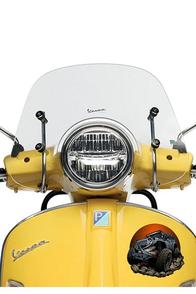 MegaSticker Wrangler Off Road - Autocolante pentru mașină, motocicletă, cască și laptop cu tăiere scurtă de 13x12 cm