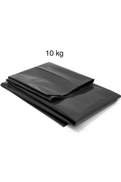 gökçem Bulk Black Thick Garbage Bag 10 Kg Large Size 80-110