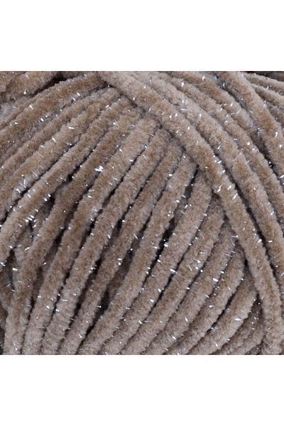 LaVita Yarn Прежда за ръчно плетене Velurex Baby Glittery Velvet Amigurumi Taka (1039-CAMEL HAIR)