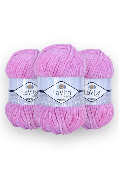 Lavita Yarn Velurex Baby 3 Pack Amigurumi Hand Knitting Yarn Taka Yarn (4017)