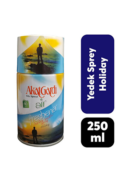 Akat Gardi Oda Sprey Holiday 250 ml Yedek Sprey Freshener Zaman Ayarlı Oda Sp...