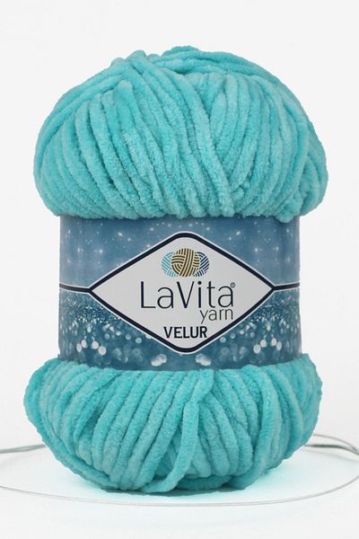 LaVita Yarn Velur Baby Velvet Ip Amigurumi Hand Knitted Rope Taka Yarn (5052-GLASS KNITTED)