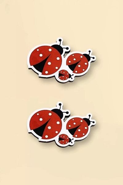 little Luv Double Ladybug Figured Children's Clamp Buckle Set