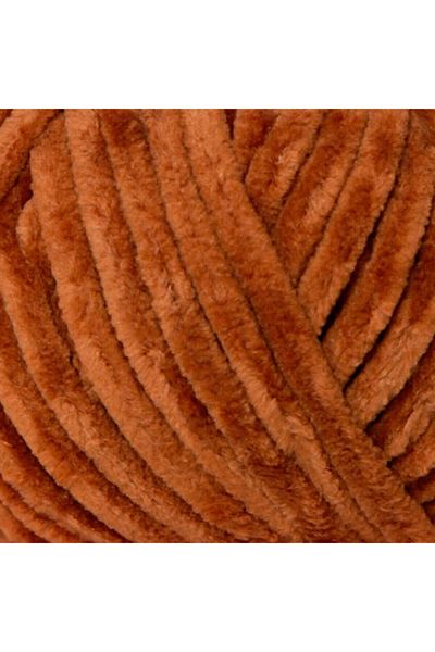 LaVita Yarn Βελουρ Μωρό Κουβάρια Βελούδινο Νήμα 5 Τεμαχίων Amigurumi Χειροποίητο Νήμα Taka (4135-ΧΑΛΚΙΝΟ)