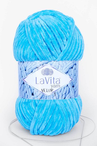 LaVita Yarn Velur Baby Velvet Amigurumi Πλεκτό Χέρι Σπάτσο Taka Yarn (5801-TURQUOISE)