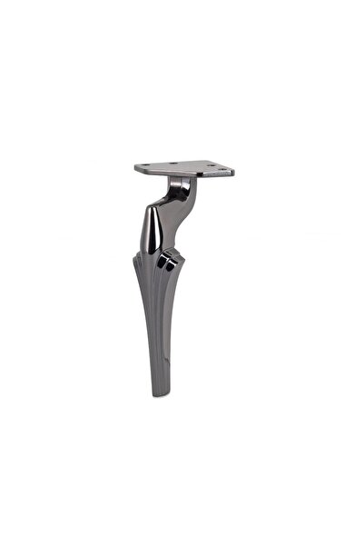 EYM Zeus Lüx Metal Ayak 16 cm Füme Mobilya Koltuk Ayağı