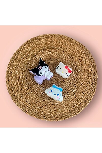 Meyra Accessories 1 Adet Sevimli Kuromi Hello Kitty Cinnamaroll Lu Saç Tokası...