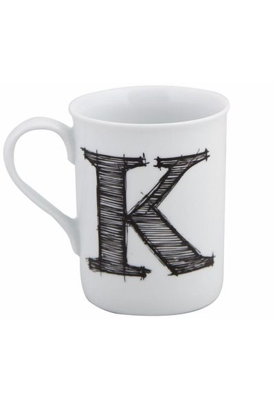 Porland Letter (K) Mug 285cc