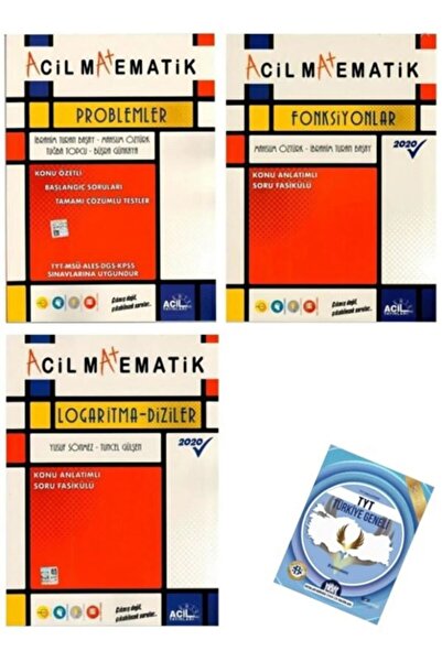 Acil Yaynları 2024 yeni müfredat Acil Yayınları Problemler+fonksiyon+logaritma