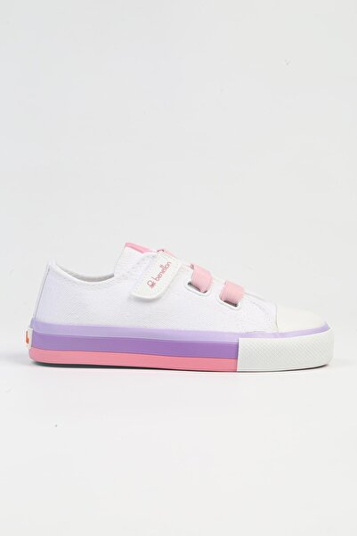 Benetton ® |   BN-30977- 3394 White Powder-Pantofi sport pentru copii