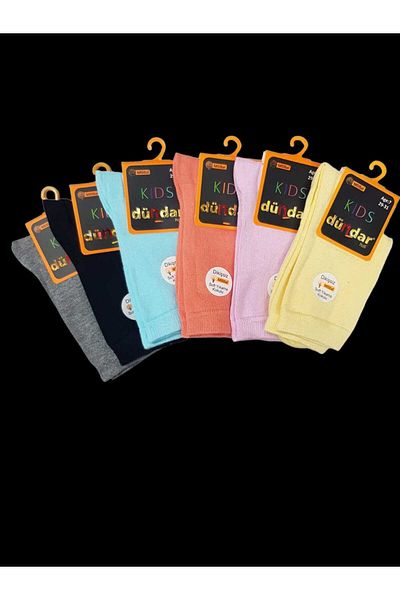 Dündar Capa Collectıon Plus Modal Girl's Socks 7 Years 6 Pieces