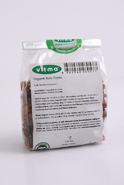 Vitma Organik Kuru Üzüm
