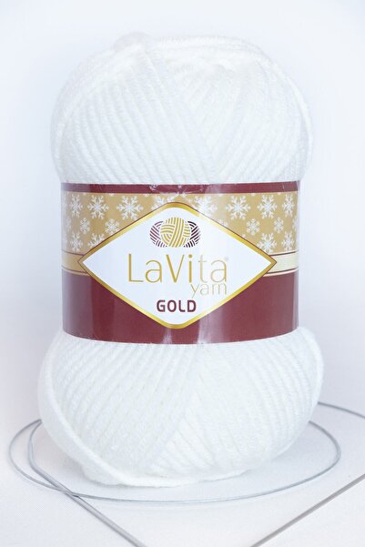 Lavita Yarn Gold 3 Pack Χοντρό χειμερινό πλεκτό νήμα Taka Yarn (9502)