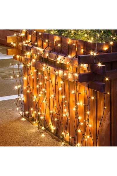 MENFRY 10 Metre Fişli Siyah Kablolu 100 LED Dekor Süsleme Işık