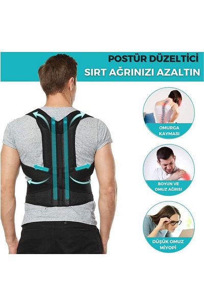 Palwin Orthopedic Upright Posture Corset with Underwire Anti-Hunchback Unisex Waist Back Medical Upright Durus Corset