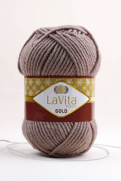 LaVita Yarn Pachet de 5 fire groase de iarnă pentru tricotat manual Fire Taka (9795-TOPRAK)