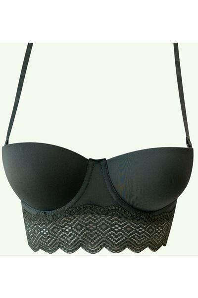 DEEP SECRET Χακί Μισό Στήριγμα Καλυμμένο Bustier Ds 200079 βσ
