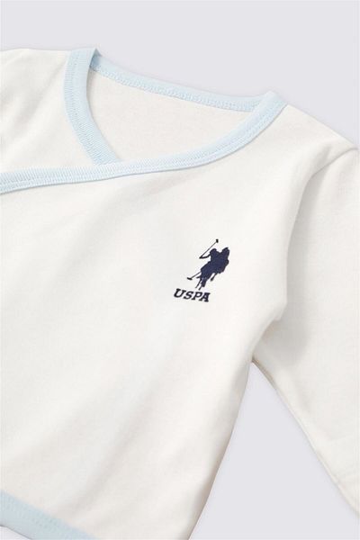U.S. Polo Assn. US Polo AssnBaby Boy Set de ieșire de spital din 5 piese Albastru USB1820