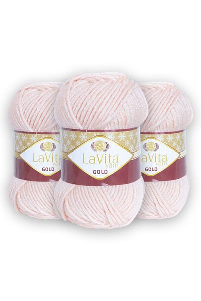 Lavita Yarn Gold 3 Pack Χοντρό χειμερινό πλεκτό νήμα Taka Yarn (4010)