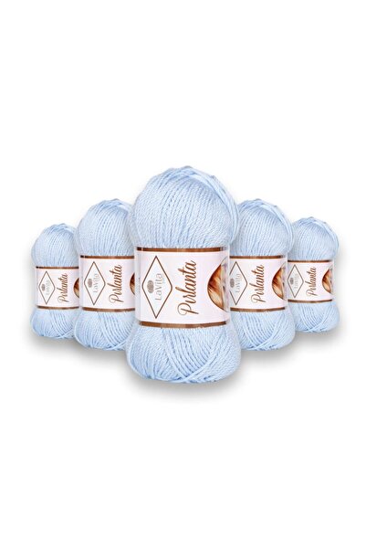 LaVita Yarn П'ятипакетна нитка для в'язання амігурумі Taka Yarn (блакитна-5041)