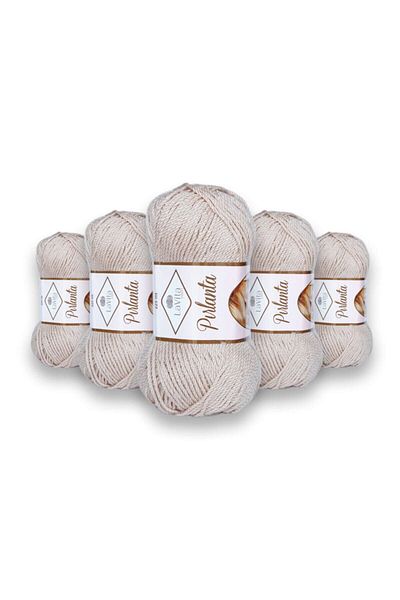 LaVita Yarn Πέτρα 5 Τεμάχια Amigurumi Χειροποίητο Νήμα Taka Yarn (μεσαίο μπεζ-1036)