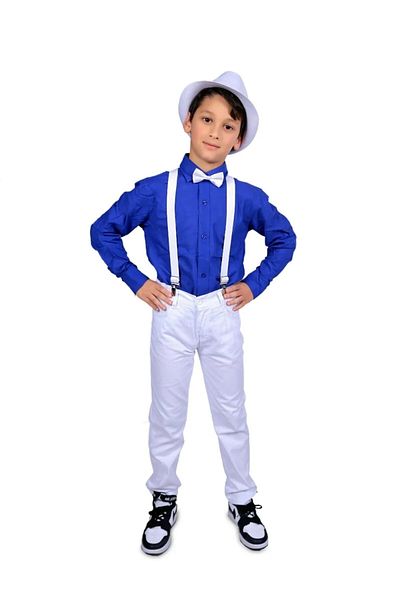 Çello mello SET 3 BUC. Cămașă, pantaloni, bretele, papion