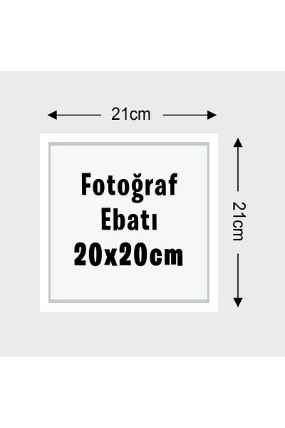 Nobbystar Adhesive Disconnect Classic White Square Frames - Pack of 3 21x21cm